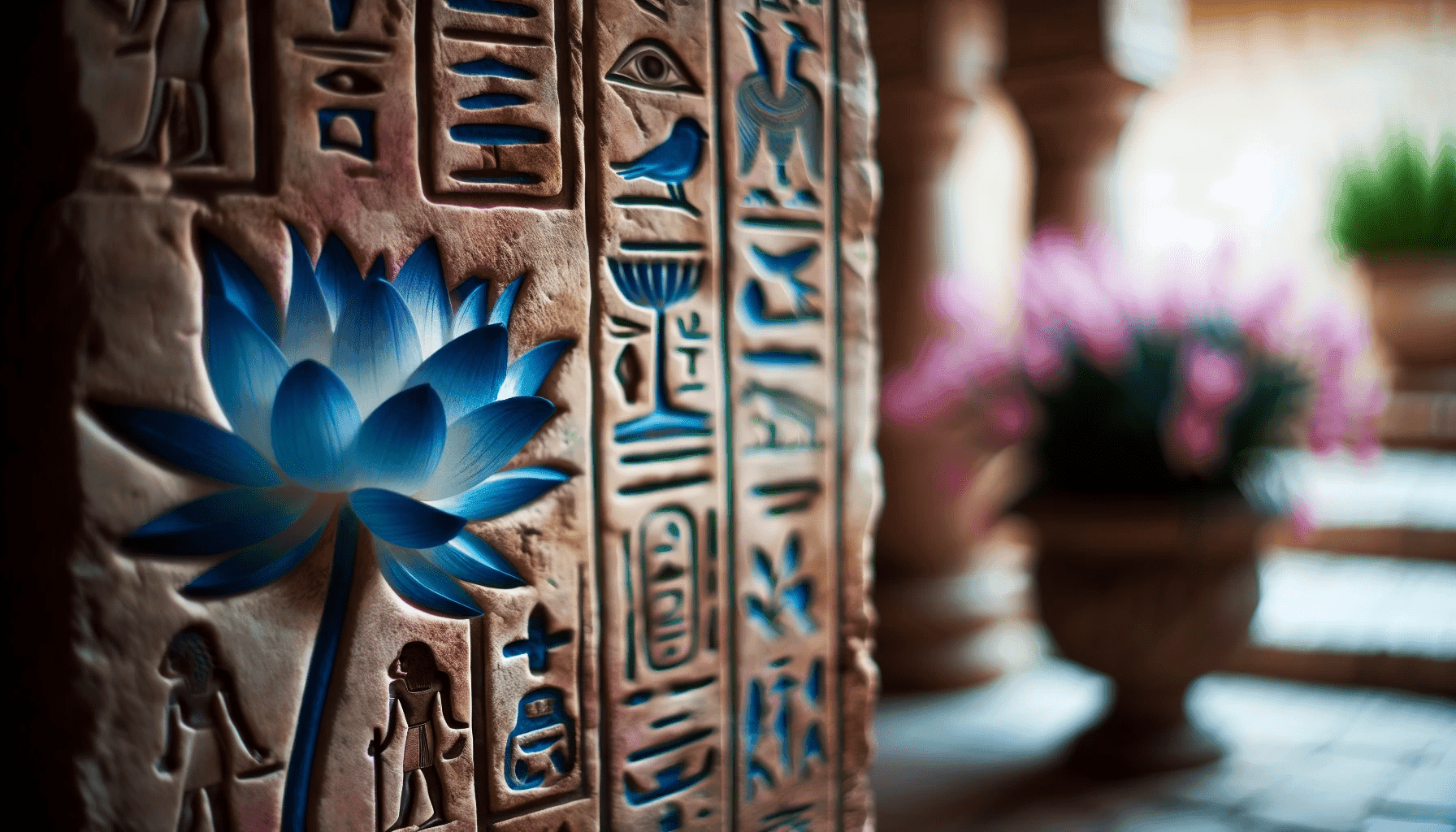 Blauer Lotus im alten Ägypten