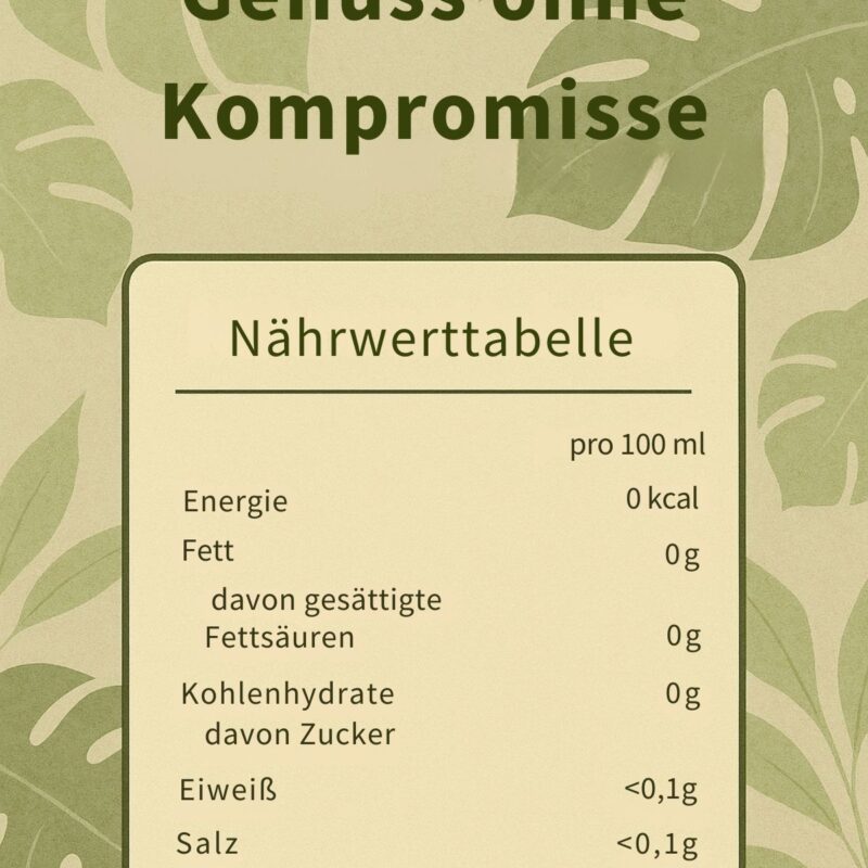 Nährwerttabelle 0 DE